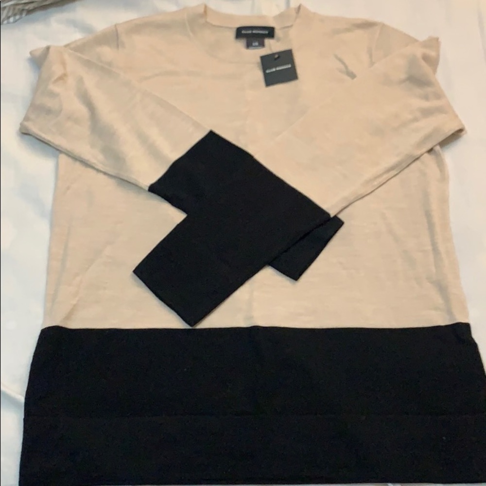 Club monaco mackenzie colorblock sweater